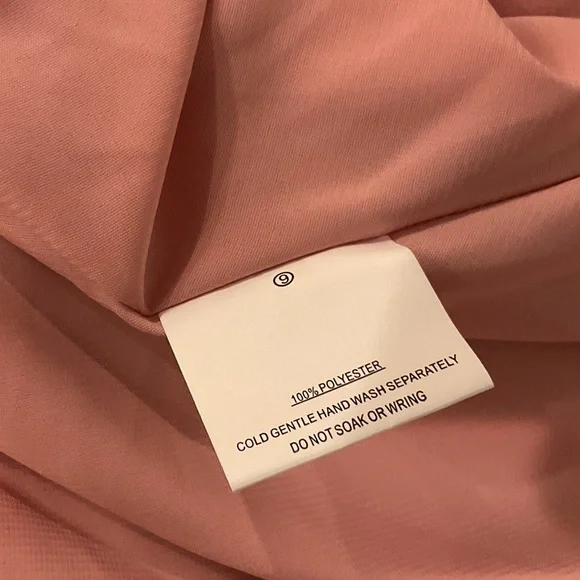 saints + secrets Rose Long Sleeve Ruffle-Hem Dress - Picture 9 of 12